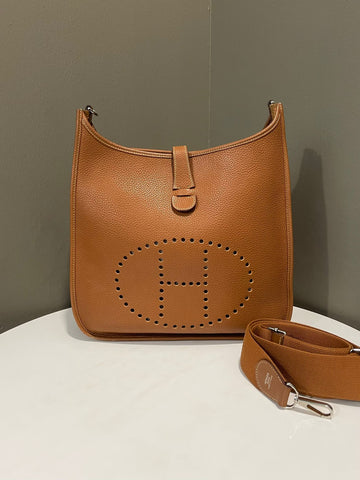 Hermes Evelyne GM Gold Clemence