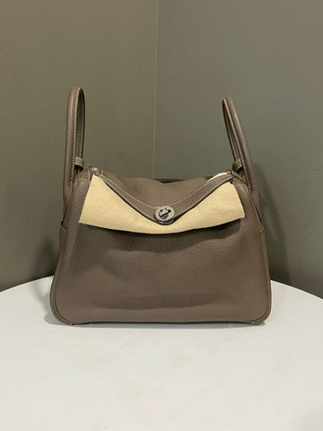 Hermes Lindy 30 Etoupe Clemence