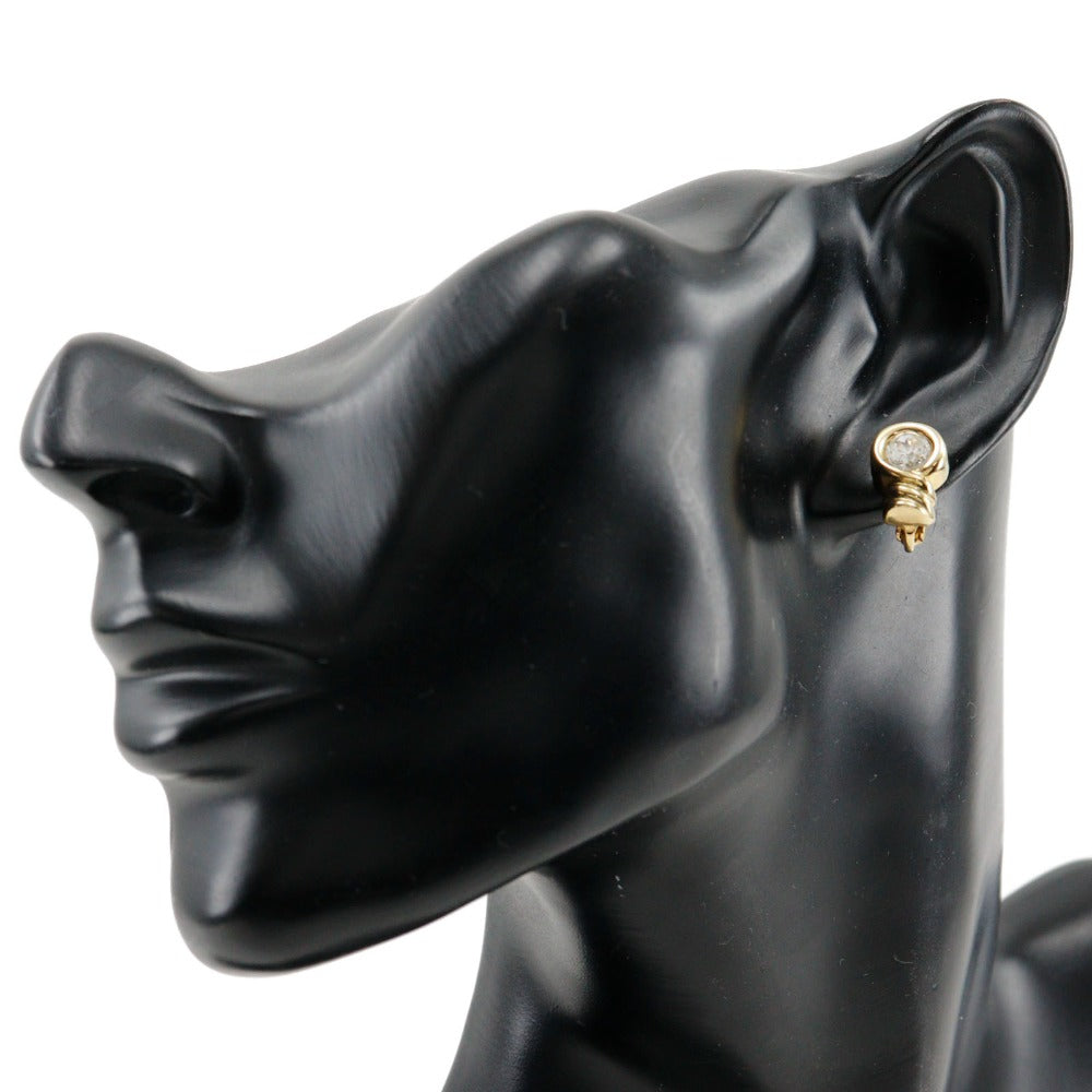 Dior   Gold Plated Rhinestone Earrings