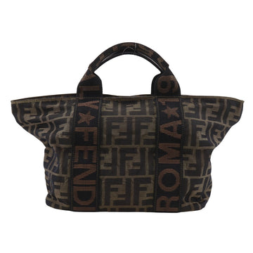 Fendi Zucca Nylon Canvas Handbag