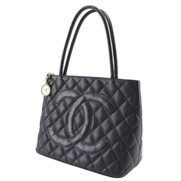 CHANEL Tote Bag A01804 Caviar skin black   Tote