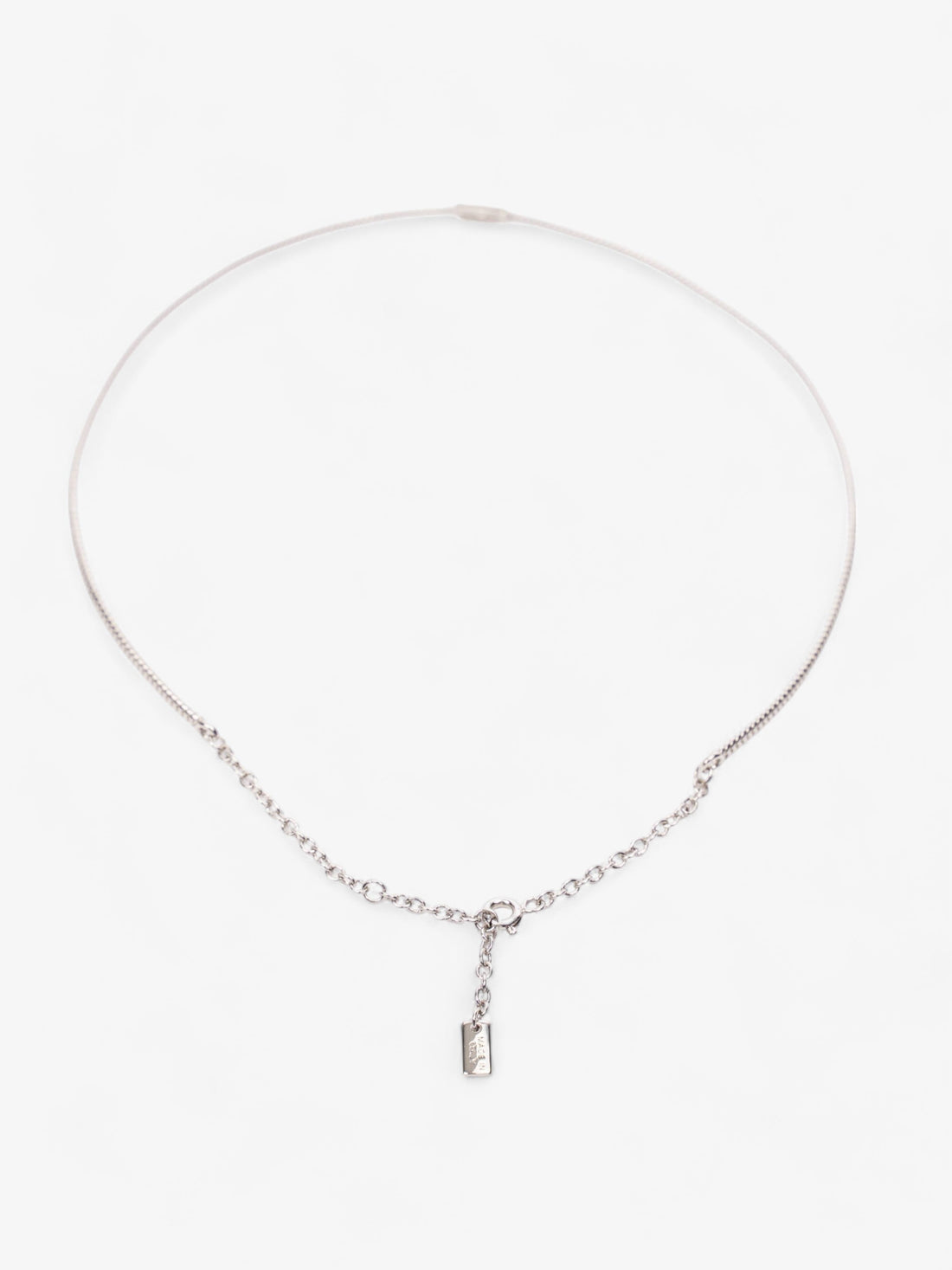 Fendi Small FF Choker Silver Base Metal