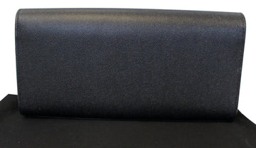 YVES SAINT LAURENT Kate Black Leather Clutch