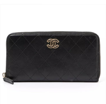 Chanel Caviar Leather Quilted Long Zippy Wallet