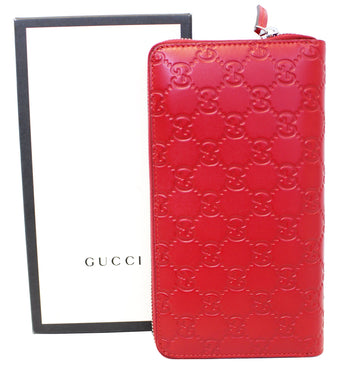 Gucci Signature Continental Guccissima Zip-around Wallet 233194