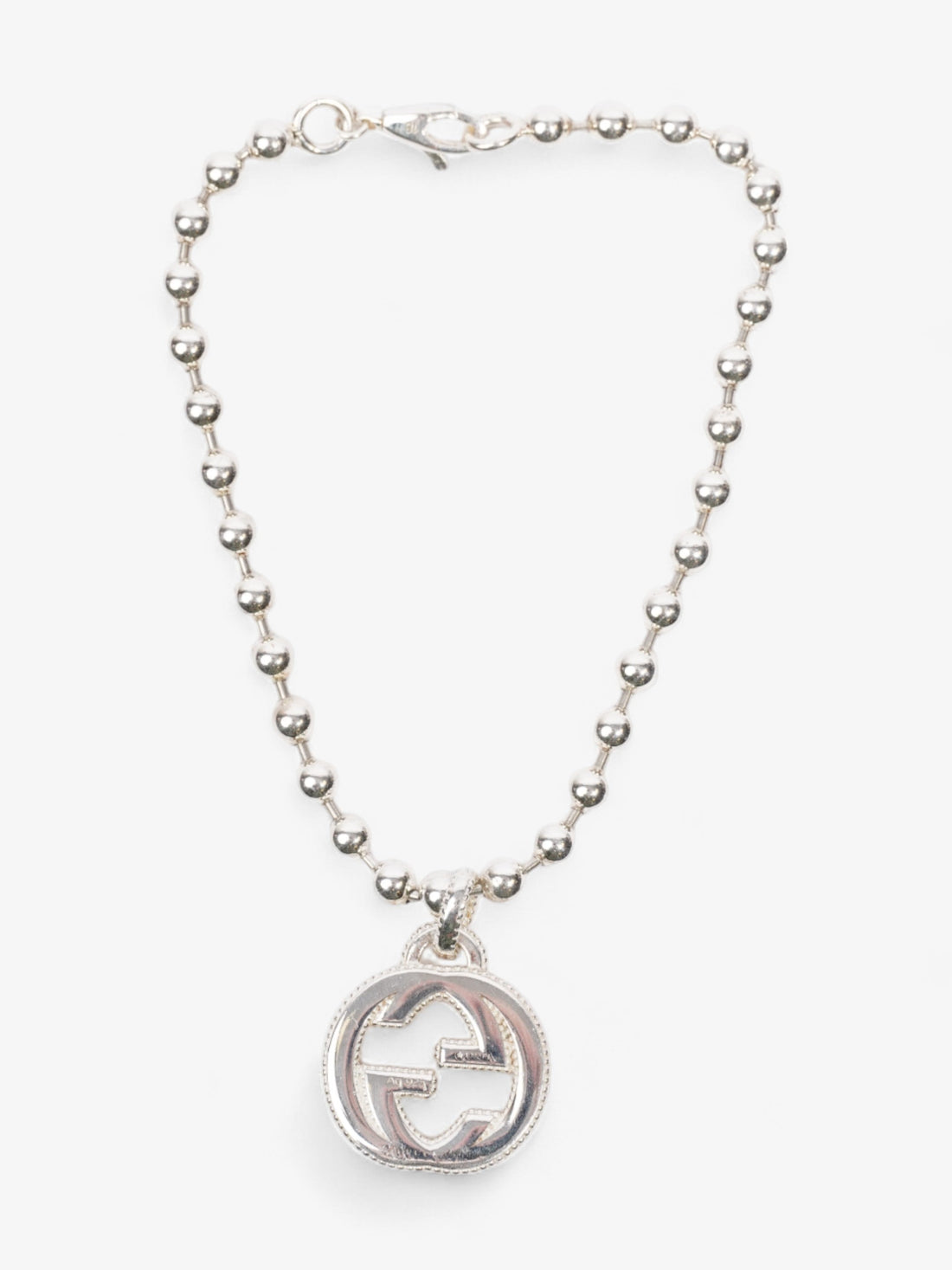 Gucci Interlocking G Bracelet Silver Silver Sterling 18