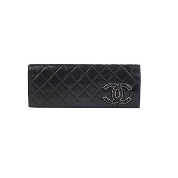 Chanel Fabric Crystal CC Clutch