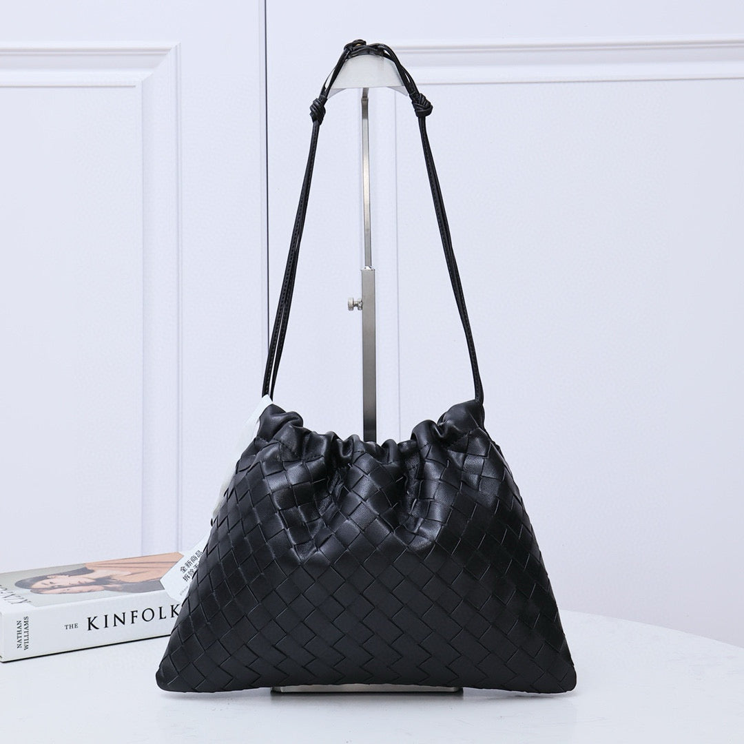 DUSTBAG MEDIUM 32 BLACK LAMBSKIN House Of Sarah Bags