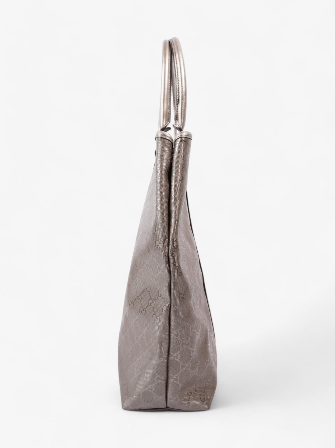 Gucci GG Implement Tote Bag Metallic Pink Canvas