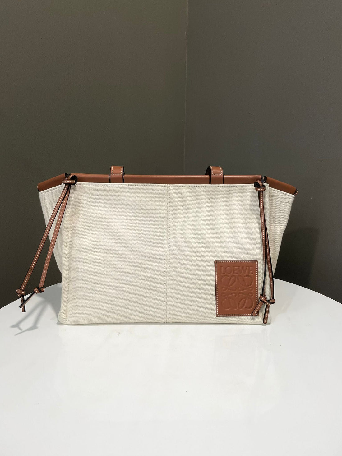 Loewe Cushion Tote Bag Natural