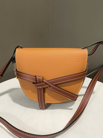 Loewe Gate Sling Bag Tan Calfskin
