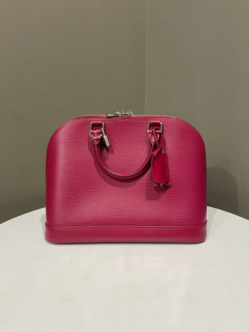 Louis Vuitton Alma PM Fuschia Epi Leather