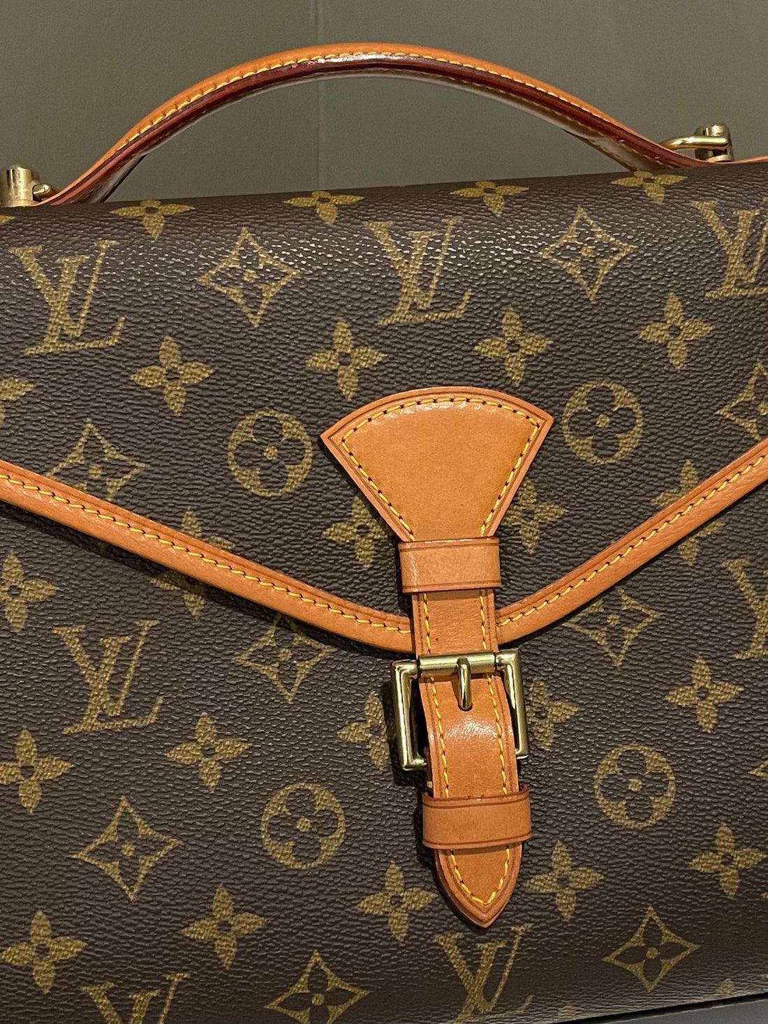 Louis Vuitton Bel Air Satchel Bag Classic Monogram