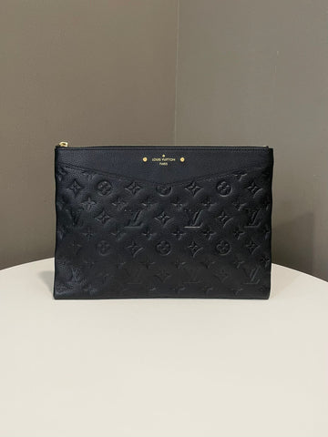 Louis Vuitton Daily Pouch Black Monogram Empreinte