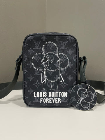 Louis Vuitton Danube PM Vivienne Sling + LV Charm Monogram Eclipse
