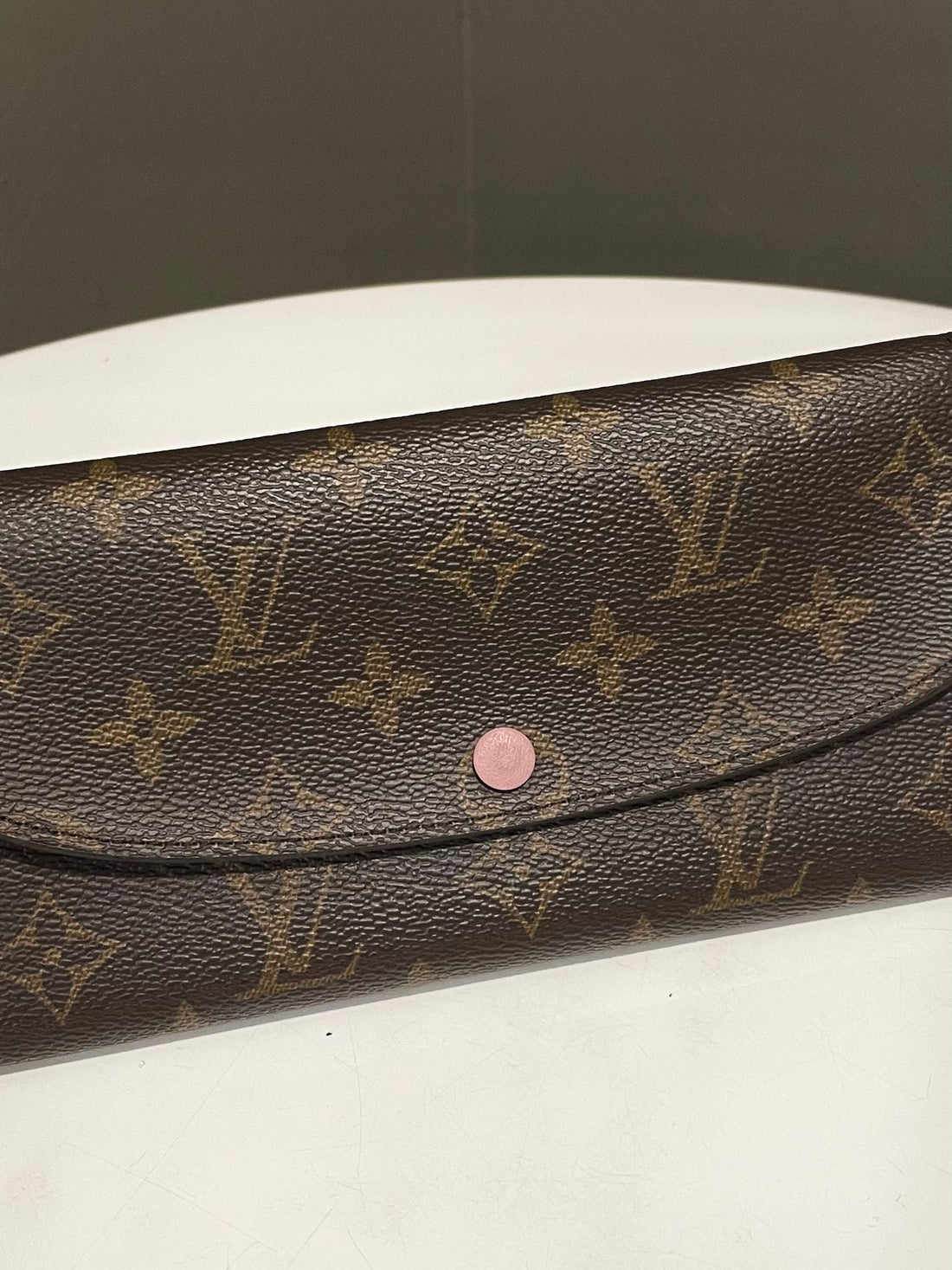 Louis Vuitton Emilie Wallet Rose Ballerine / Classic Monogram