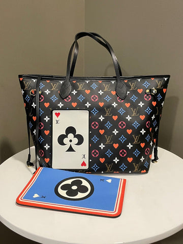 Louis Vuitton Game On Neverfull MM Black / Multicolor Monogram
