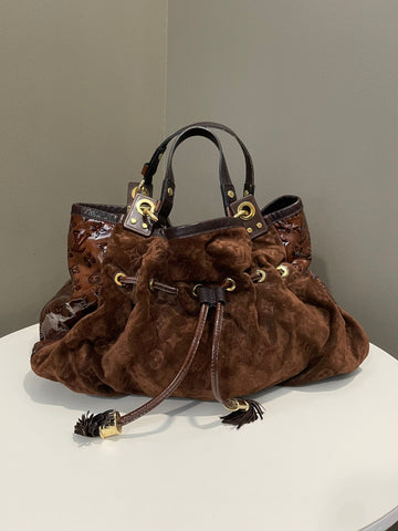 Louis Vuitton Irene Espresso Monogram Suede