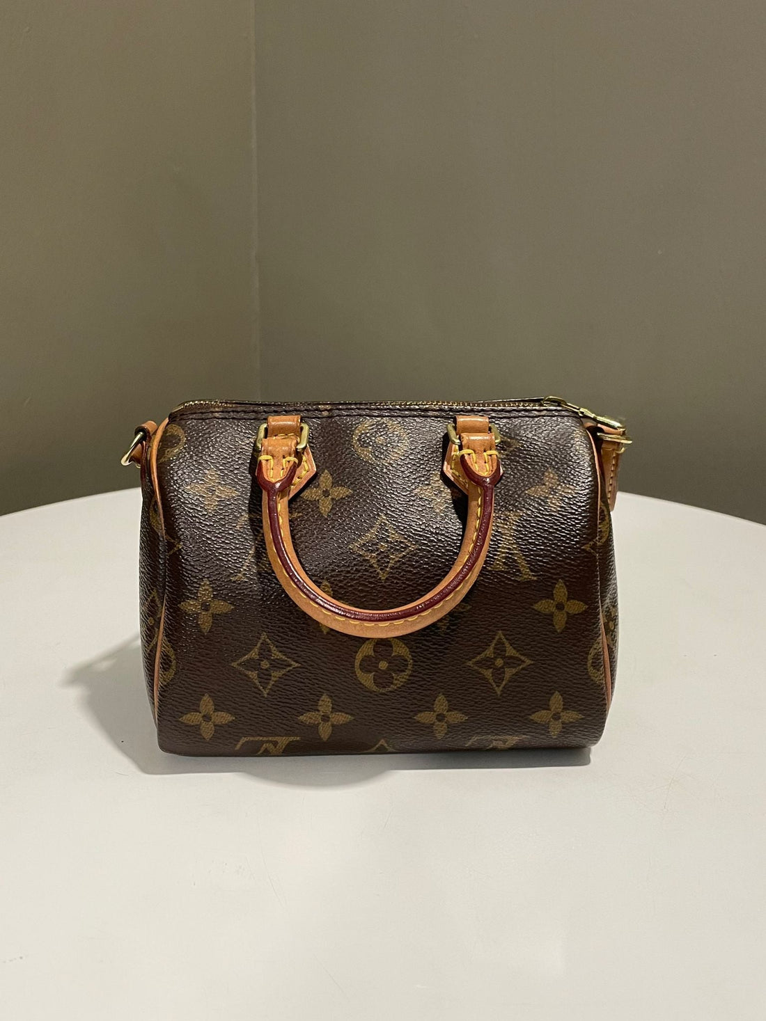 Louis Vuitton Nano Speedy Crossbody Bag Monogram
