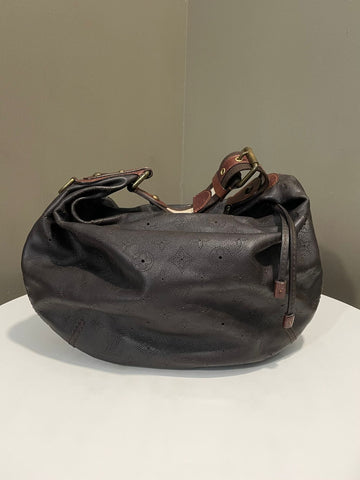 Louis Vuitton Onatah Hobo PM Brown Mahina Leather