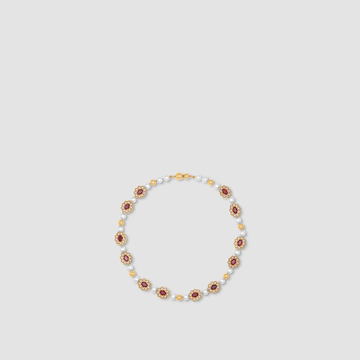 Louis Vuitton Runway LV Dynasty Flower Necklace M01763