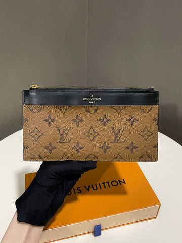 Louis Vuitton Slim Zip Purse  Reverse Monogram
