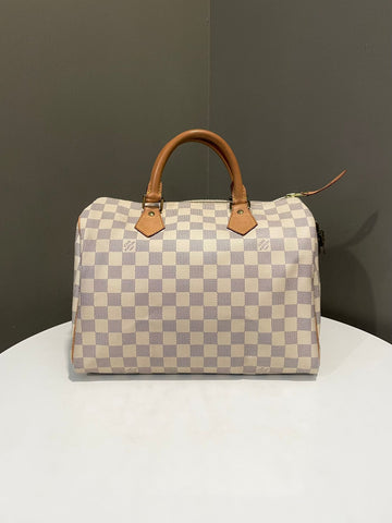 Louis Vuitton Speedy 30 Damier Azur
