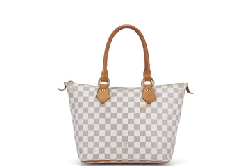 LOUIS VUITTON N51186 SALEYA (VI4027) PM SIZE DAMIER AZUR CANVAS, NO DUST COVER