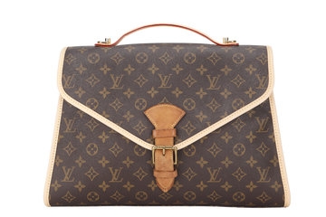 LOUIS VUITTON M51122 BEL AIR (SL0977) MONOGRAM CANVAS GOLD HARDWARE WITH STRAP & DUST COVER