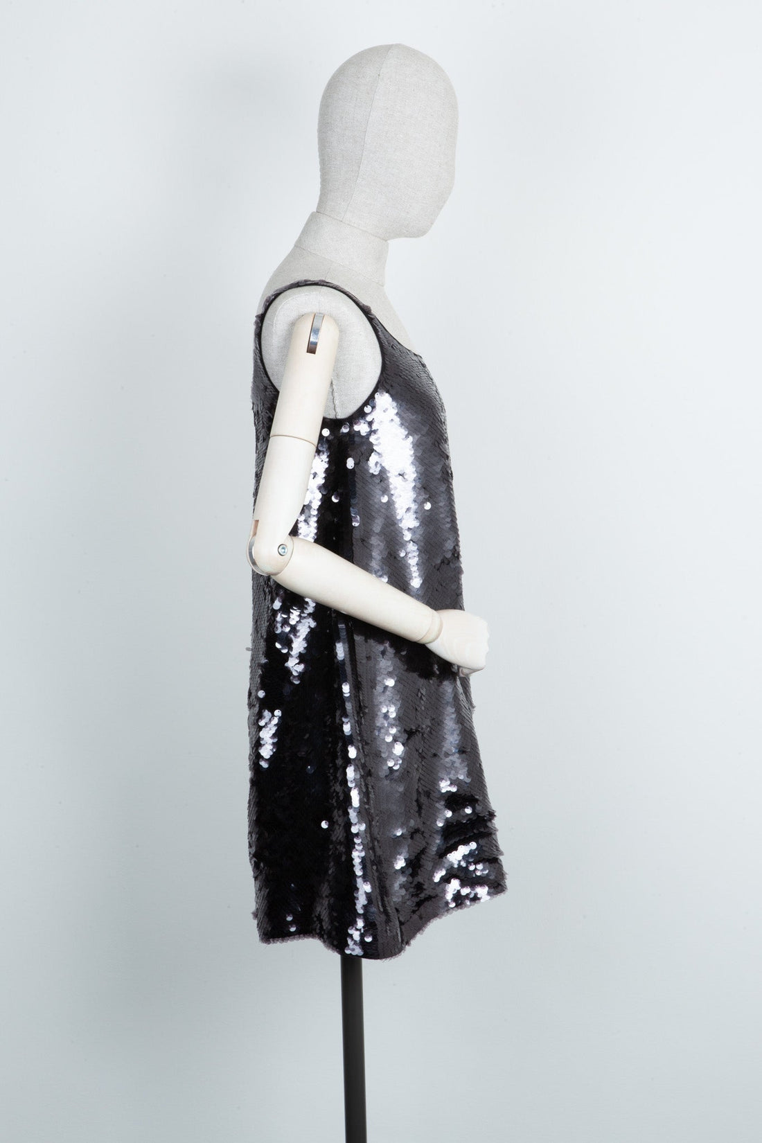 PRADA Dress Sequins Black