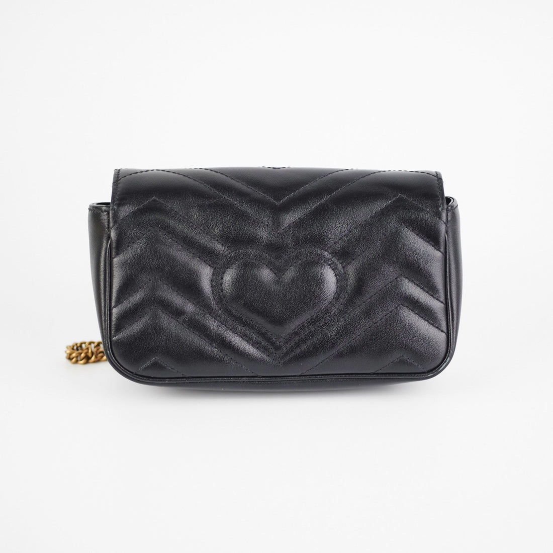 Gucci Black Super Mini Marmont