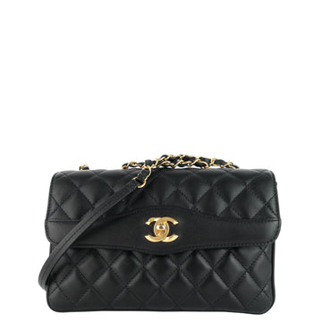Coco   Quilted Lambskin Leather Flap Bag