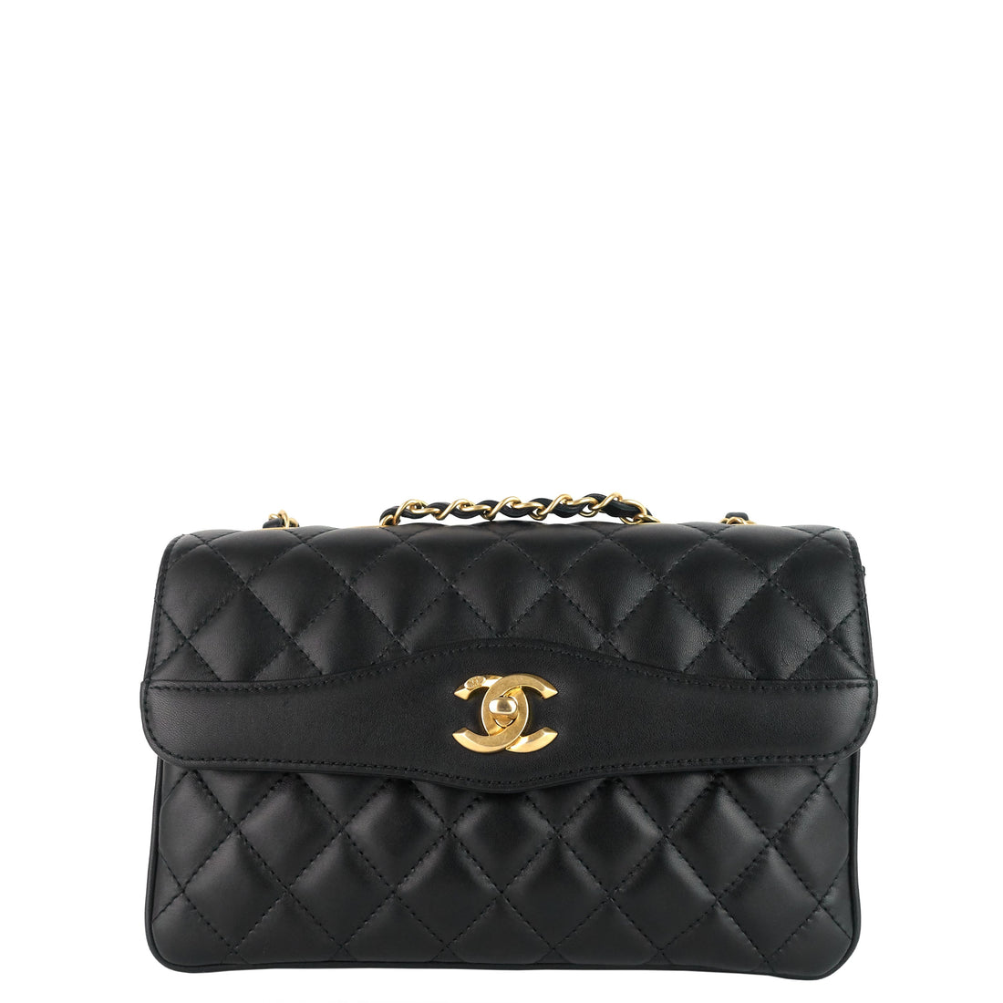 Coco   Quilted Lambskin Leather Flap Bag