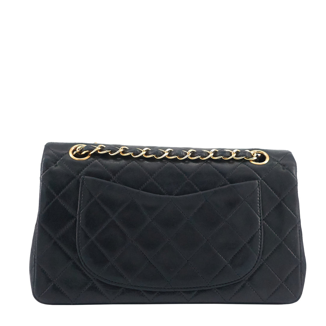 Classic Double Flap Small Lambskin Leather Bag