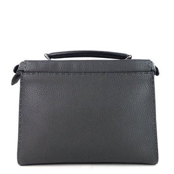 FENDI Peekaboo Fit Mini Selleria Leather Patch Bag