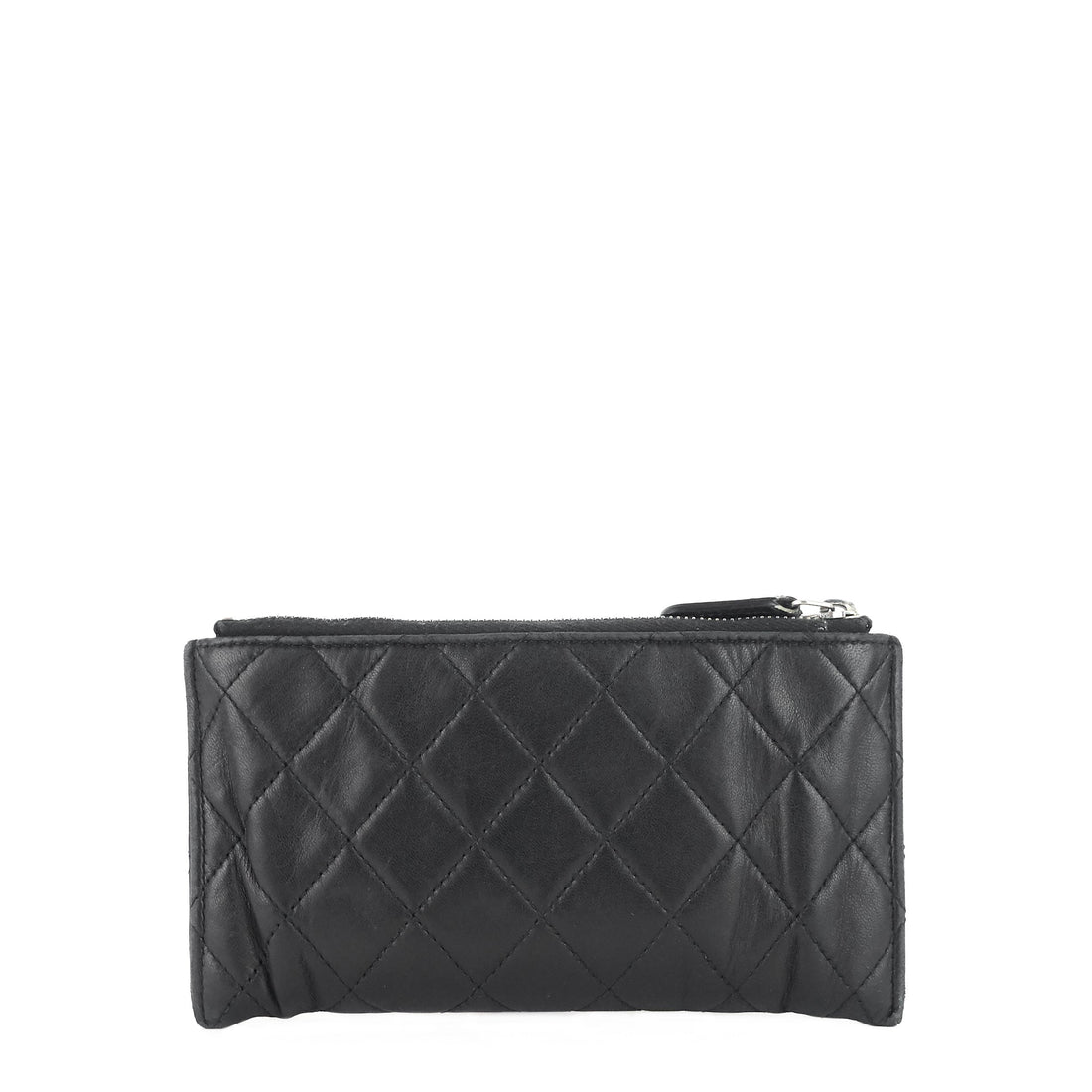 Chanel Classic Zip Lambskin Leather Pouch
