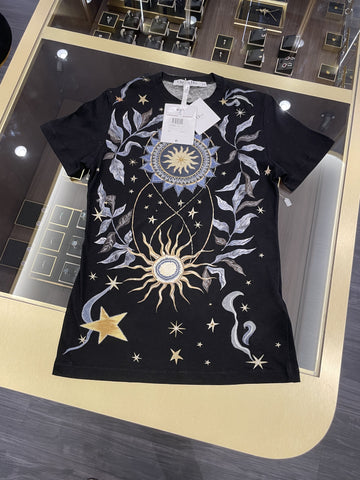 Dior Jadior Cut & Sew T-Shirt Black Printed Cotton