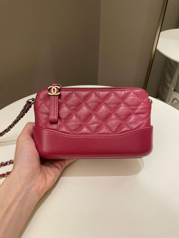 Chanel Gabrielle Clutch On Chain 
Rose Fuchsia
