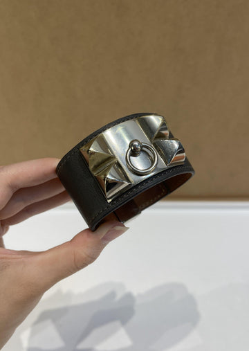 Hermes CDC Bracelet Dark Grey