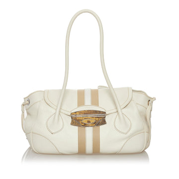 Prada Calf Leather Shoulder Bag (SHG-33302)