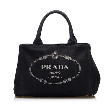 Prada Canapa Logo Handbag (SHG-dWahKa)