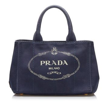 Prada Canapa Logo Satchel (SHG-37748)