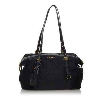 Prada Canapa Logo Tessuto Shoulder Bag (SHG-29804)