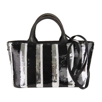 Prada Canapa Sequined Satchel (SHG-22063)