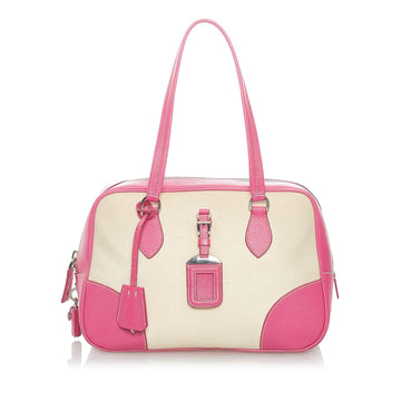 Prada Canvas Shoulder Bag (SHG-32893)