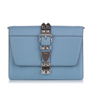 Prada City Calf & Saffiano Elektra Crossbody Bag (SHG-35849)