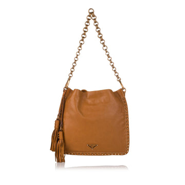 Prada Leather Chain Shoulder Bag (SHG-32011)