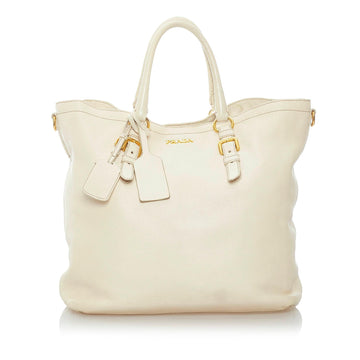 Prada Leather Satchel (SHG-34165)