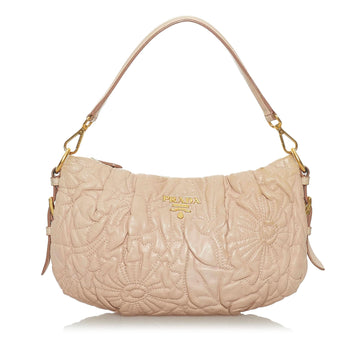 Prada Quilted Leather Handbag (SHG-28640)
