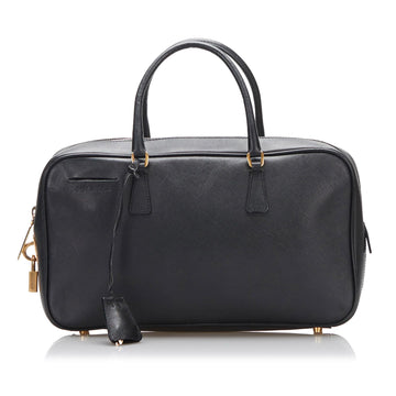 Prada Saffiano Bauletto Handbag (SHG-l1GAZe)